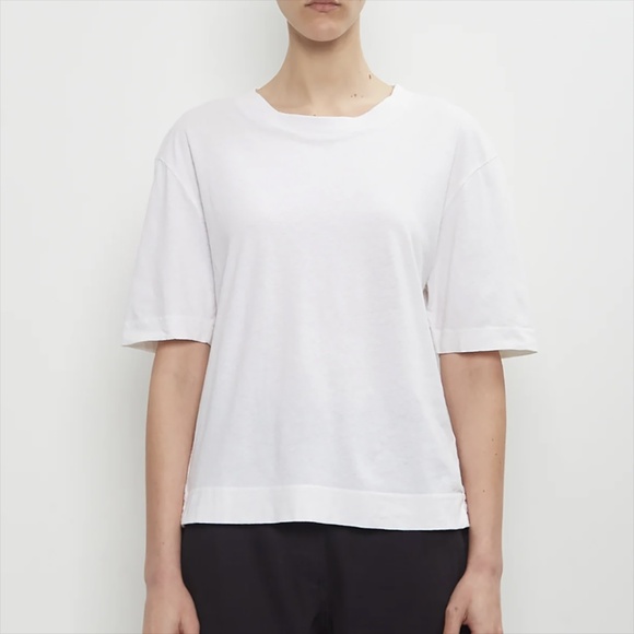 MHL by Margaret Howell perfect simple white boxy t-shirt organic cotton S - Picture 7 of 9